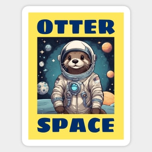 Otter Space | Astronaut Pun Sticker